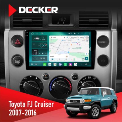 Штатна магнітола Toyota FJ Cruiser Black Decker D9-004 6x128, DSP 360, 2k