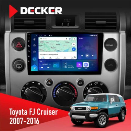 Штатна магнітола Toyota FJ Cruiser Black Decker D9-007 4x64 DSP 360 4G