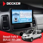 Штатна магнітола Renault Trafic 2011-2014 Decker D10-010 6x128, DSP, 4G, 2K