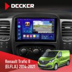 Штатна магнітола Renault Trafic 2014-2021 Decker D9-005 4x64, DSP, 360, 4G, 2k