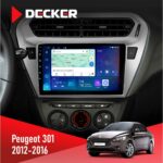 Штатна магнітола Peugeot 301 2012-2016 Decker D9-007 4x64 DSP 360 4G