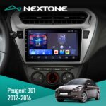 Штатна магнітола Peugeot 301 2012-2016 Black Nextone N902 CPL (2x32)