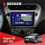 Штатна магнітола Peugeot 301 Black Decker D9-005