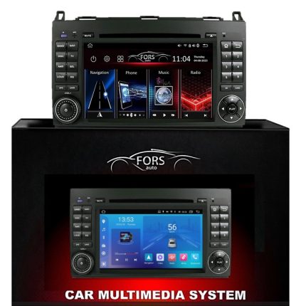 Штатна магнітола FORS.auto FS 2 ULTRA для Mercedes Benz B Class W245 - вигляд збоку