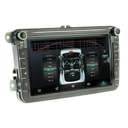 Штатна магнітола Volkswagen Golf 2003-2008 Climate 1 Cyclone VW 8" 4x64 DSP 360 4G – вигляд збоку