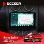 Штатна магнітола Nissan Qashqai 2007-2014 Decker D9-004 з DSP 360 та 2k