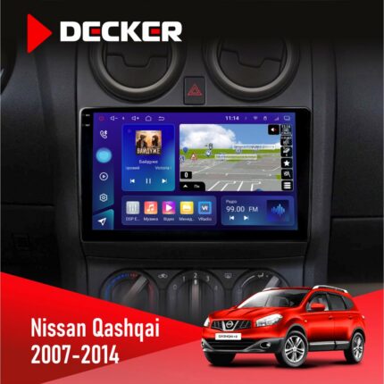 Штатна магнітола Nissan Qashqai 2007-2014 Decker D9-005