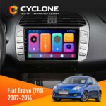 Штатна магнітола Fiat Bravo (198) 2007-2016 Cyclone C9 CPL 2x32