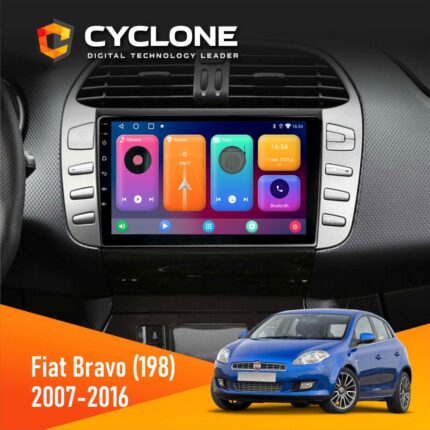 Штатна магнітола Fiat Bravo (198) 2007-2016 Cyclone C9 CPL 2x32