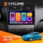 Штатна магнітола Fiat Punto, Linea 2005-2014 Cyclone C9 CPL 2x32