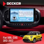Штатна магнітола Fiat 500L (330) 2012-2022 Decker D10-010 6x128, DSP, 4G, 2K