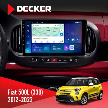 Штатна магнітола Fiat 500L Decker D10-007