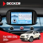 Штатна магнітола Fiat 500X (334) 2015  Decker D9-010 6x128 DSP 4G 2K