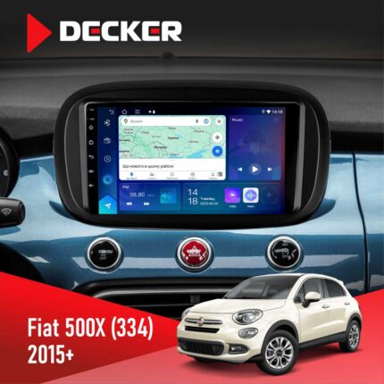 Штатна магнітола Fiat 500X Decker D9-007