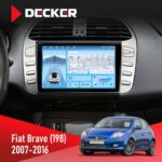 Штатна магнітола Fiat Bravo (198) 2007-2016 Decker D9-010 6x128 DSP 4G 2K