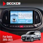 Штатна магнітола Fiat Doblo 2015-2023 Decker D9-010 6x128 DSP 4G 2K