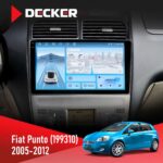 Штатна магнітола Fiat Punto, Linea 2005-2014 Decker D9-010 6x128 DSP 4G 2K