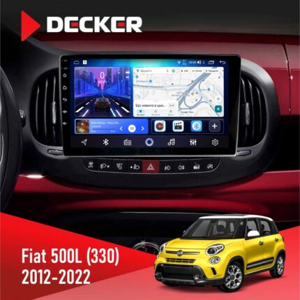 Штатна магнітола Fiat 500L Decker D10-006 4x64, 4G