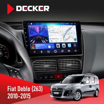 Штатна магнітола Fiat Doblo (263) 2010-2015 Decker D10-006 з 4G