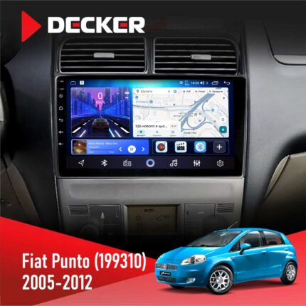 Штатна магнітола Fiat Punto Linea Decker D9-006 4G