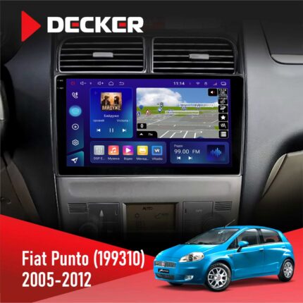 Штатна магнітола Fiat Punto Decker D9-005
