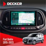 Штатна магнітола Fiat Doblo Decker D9-004 з DSP 360 та 2K екраном