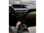 Штатна магнітола FORS.auto для Lexus RX в інтер'єрі авто