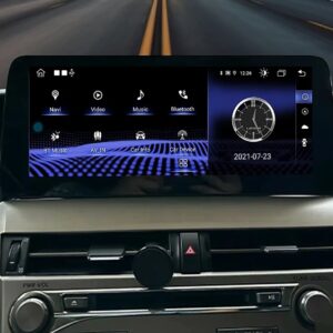 Штатна магнітола Lexus RX FORS.auto U8T в інтер'єрі авто