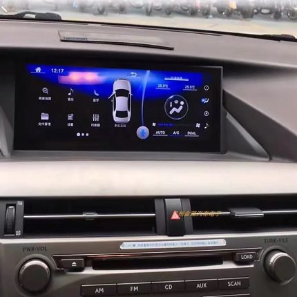 Штатна магнітола FORS.auto для Lexus RX U8K (2009-2015) - вигляд збоку