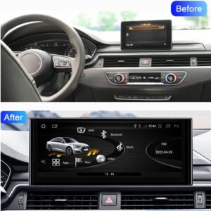 Штатна магнітола FORS.auto для Audi A4/A5/S4/S5/RS4/RS5/B9 (2017-2022) в інтер'єрі авто