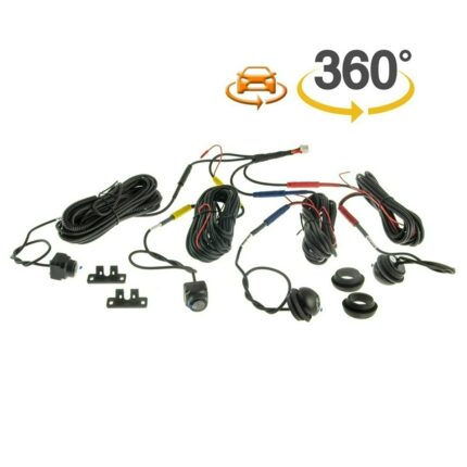 Комплект камер кругового огляду AHD 1080P Decker DC-01 360 AHD – вигляд збоку