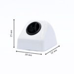 Камера заднього огляду QIV QCV 1058D T White (800TVL) - вид збоку