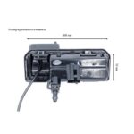 Камера заднього огляду QIV QCV 2053 AU/VW 05 (1000TVL) – вигляд збоку