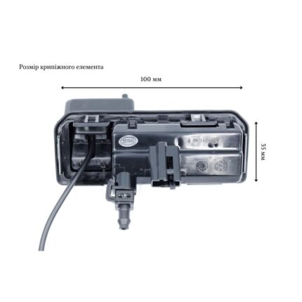 Камера заднього огляду QIV QCV 2053 AU/VW 05 (1000TVL) – вигляд збоку