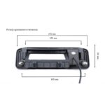 Камера заднього огляду QIV QCV 2053 MB 02 (1000TVL) - вигляд збоку
