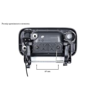 Камера заднього огляду QIV QAPU 2053 FD 01 (1080p) – вигляд збоку