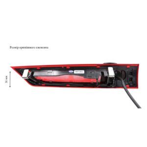 Камера заднього огляду QIV QCVBU 4089 FD 03 (800TVL) – вигляд збоку