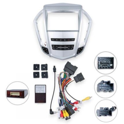 Штатна магнітола QIV Q1 для Cadillac SRX 2010-2011 - вигляд збоку