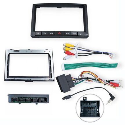 Штатна магнітола QIV Q1 для Volkswagen Touareg GP 2002-2010 - вигляд збоку