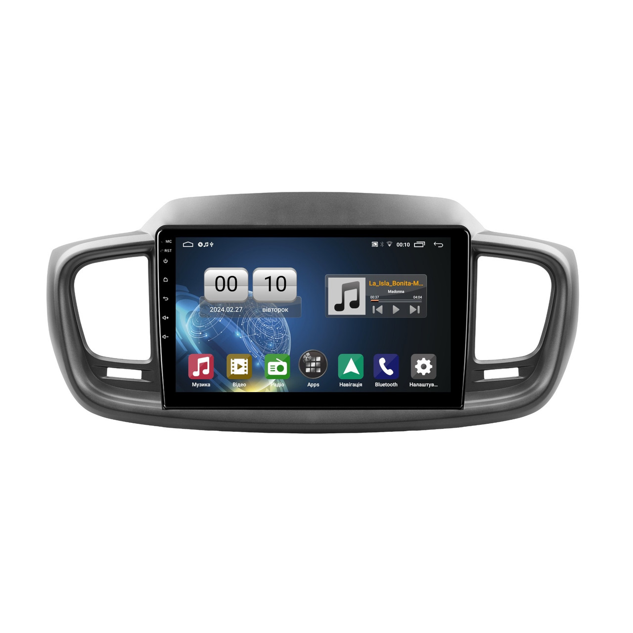 Штатна магнітола серії QIV Q1 під Kia Sorento 3 2014-2017 (F2) (W1) 10 дюймів Штатна магнітола серії QIV Q1 під Kia Sorento 3 2014-2017 (F2) (W1) 10 дюймів - Зображення 1