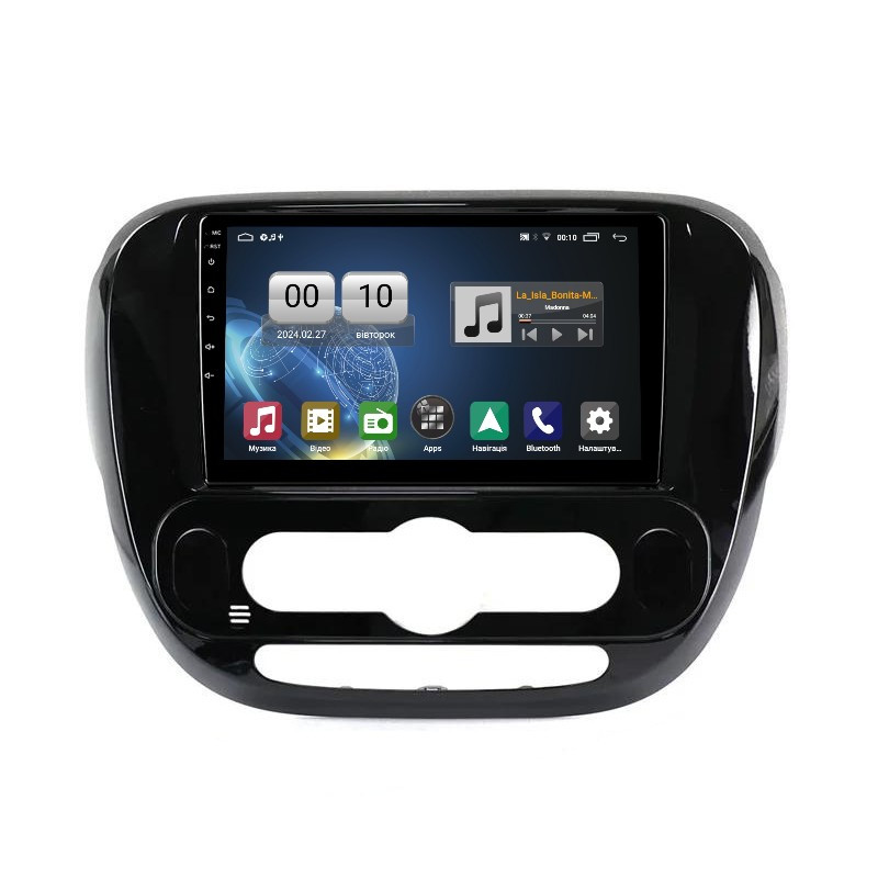 Штатна магнітола серії QIV Q1 під Kia Soul 2 PS 2013-2019 (F1) 9 дюймів Магнітола kia soul 2013