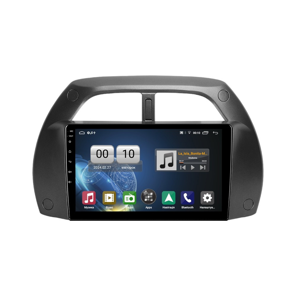 Штатна магнітола серії QIV Q1 під Toyota RAV4 2000-2003 9 дюймів Штатна магнітола Toyota RAV4