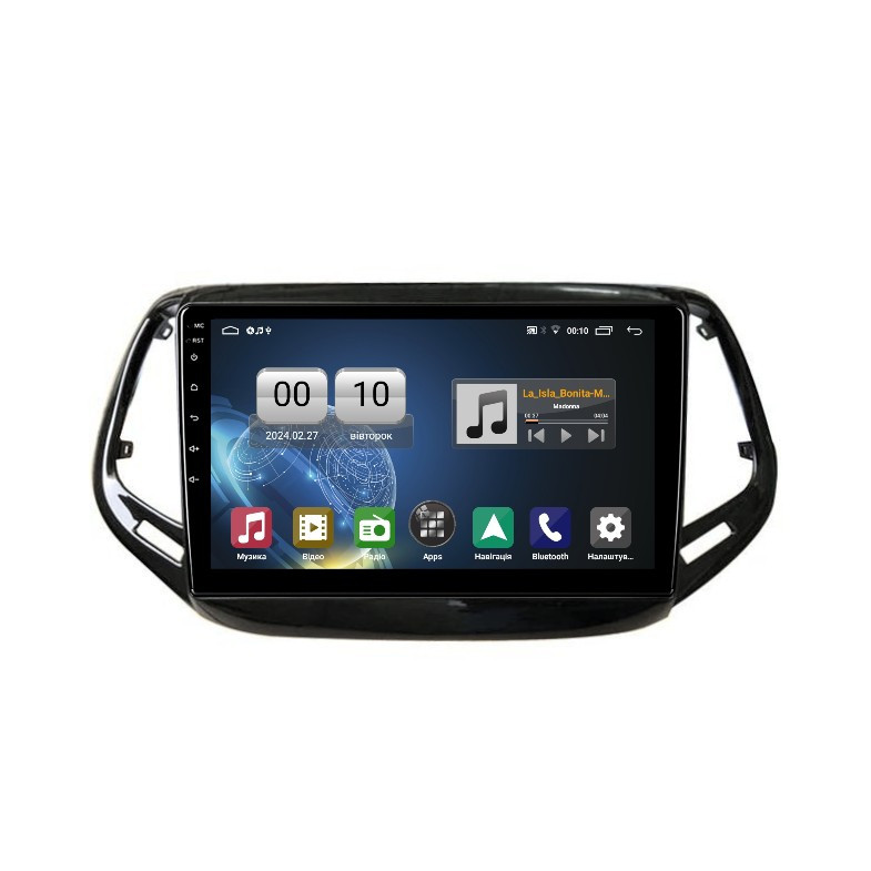 Штатна магнітола серії QIV Q1 під Jeep Compass 2 MP 2016-2018 10 дюймів Штатна магнітола серії QIV Q1 під Jeep Compass 2 MP 2016-2018 10 дюймів - Зображення 1