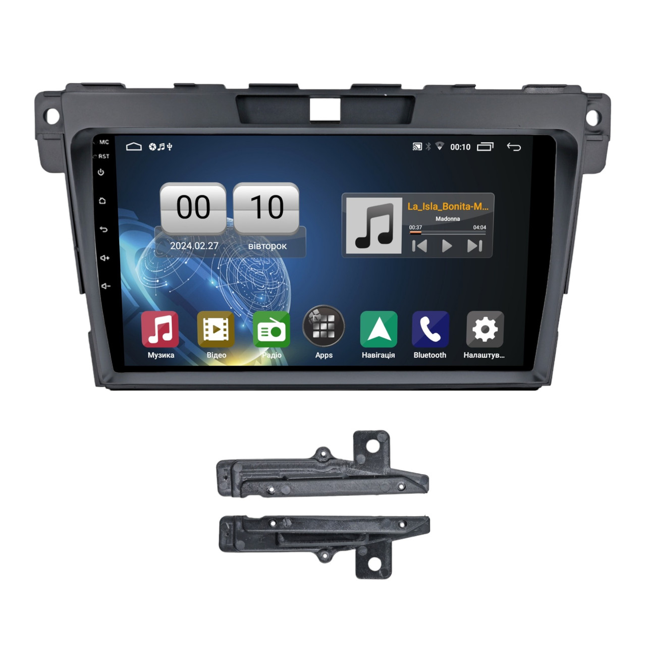 Штатна магнітола серії QIV Q1 під Mazda CX7 CX-7 CX 7 ER 2009-2012 9 дюймів Штатна магнітола серії QIV Q1 під Mazda CX7 CX-7 CX 7 ER 2009-2012 9 дюймів - Зображення 1