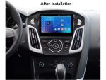 Штатна магнітола FORS.auto FS 1 LITE для Ford Focus 2011-2015 збоку