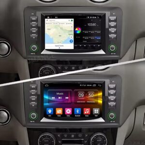 Штатна магнітола FORS auto Mercedes Benz ML-Class (2005-2012) - вигляд збоку