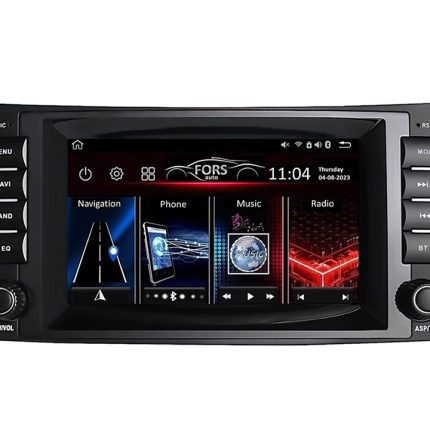 Штатна магнітола FORS.auto FS 2 ULTRA для Mercedes-Benz W211 - вигляд збоку