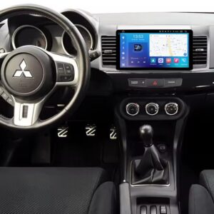 Штатна магнітола FORS auto Lancer (2008-2015) - вигляд збоку