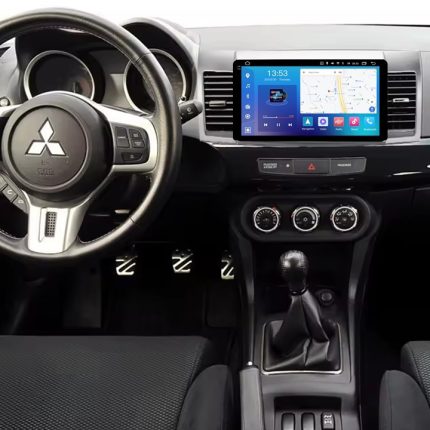Штатна магнітола FORS auto Lancer (2008-2015) - вигляд збоку