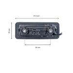 Камера заднього огляду QIV QQAU/SK 8012 (K 2052) – вигляд збоку